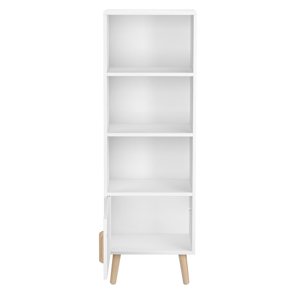 Bücherregal NORDIC 42 x 30 x 127 cm weiss
