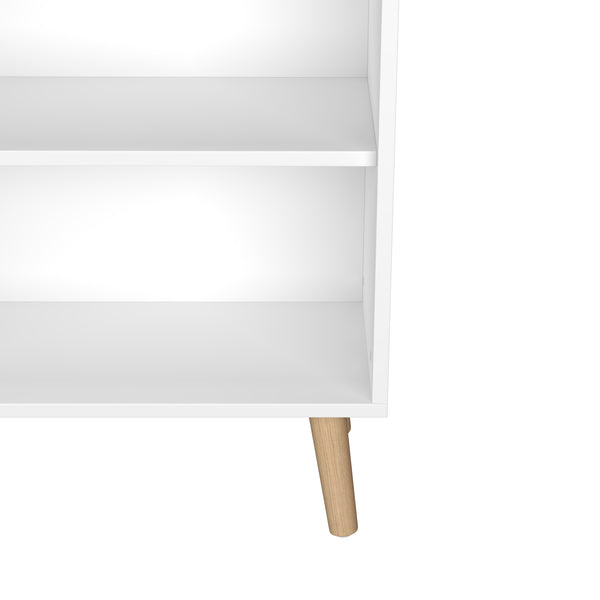 Bücherregal NORDIC 60 x 24 x 144 cm weiss