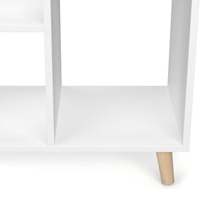 Bücherregal NORDIC mit 5 Fächern 60 x 30 x 95 cm weiss