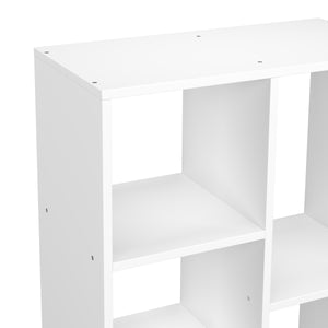 Bücherregal NORDIC mit 5 Fächern 60 x 30 x 95 cm weiss