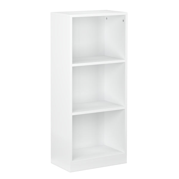 Bücherregal RENATA 3 Fächer 40 x 93 cm weiss