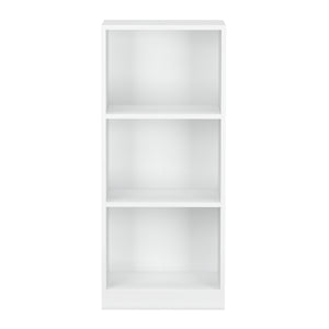 Bücherregal RENATA 3 Fächer 40 x 93 cm weiss