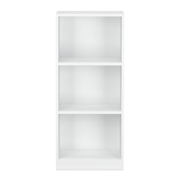Bücherregal RENATA 3 Fächer 40 x 93 cm weiss