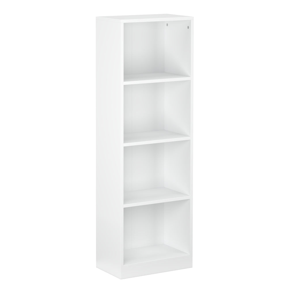 Bücherregal RENATA 4 Fächer 40 x 122 cm weiss
