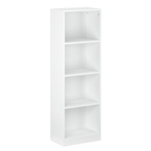 Bücherregal RENATA 4 Fächer 40 x 122 cm weiss