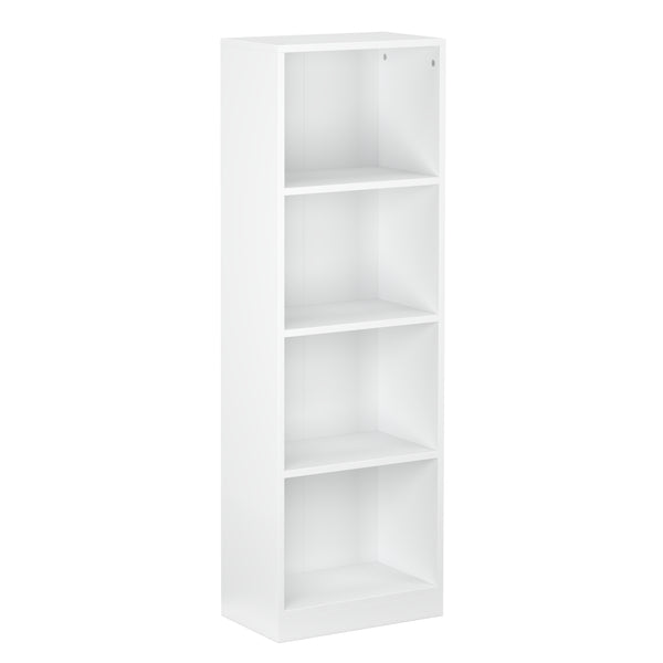 Bücherregal RENATA 4 Fächer 40 x 122 cm weiss