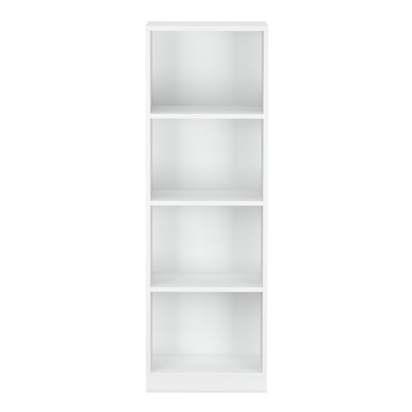 Bücherregal RENATA 4 Fächer 40 x 122 cm weiss