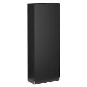 Bücherregal RENATA 5 Fächer 50 x 132 cm schwarz