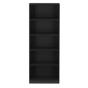 Bücherregal RENATA 5 Fächer 50 x 132 cm schwarz