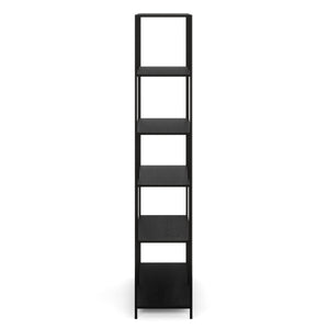 Bücherregal SEAFORD 114 x 185 cm schwarz