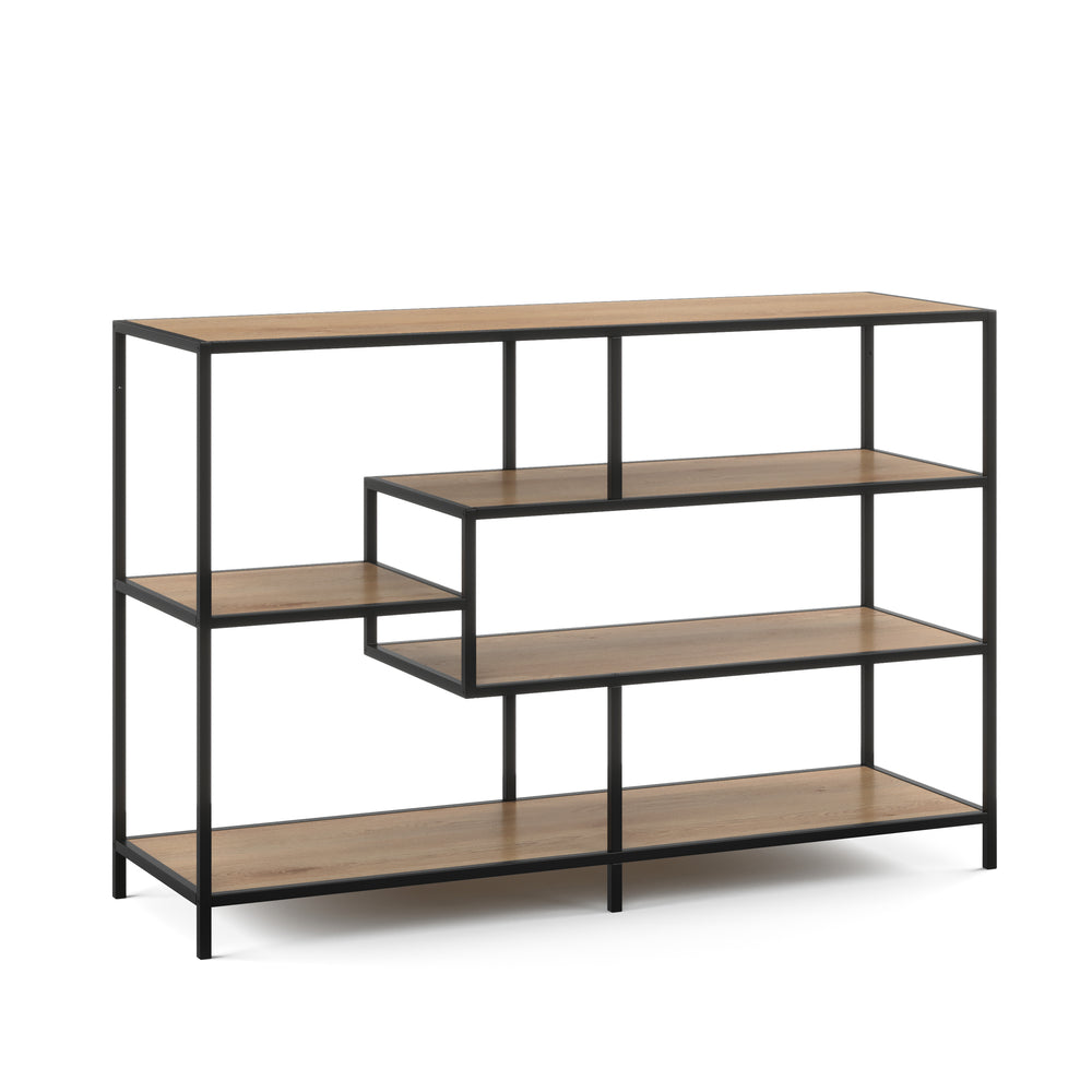 Libreria Seaford 114 x 78 cm marrone/nero