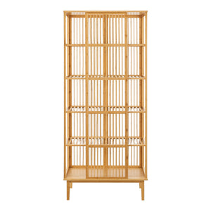 Standregal Carius Bambus Bücherregal 185x80x45cm
