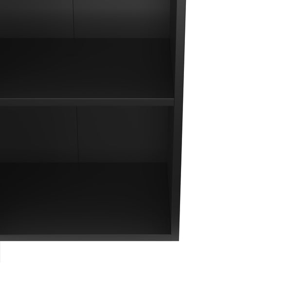 Bücherregal TAINARA 4 Fächer 30 x 106 cm schwarz