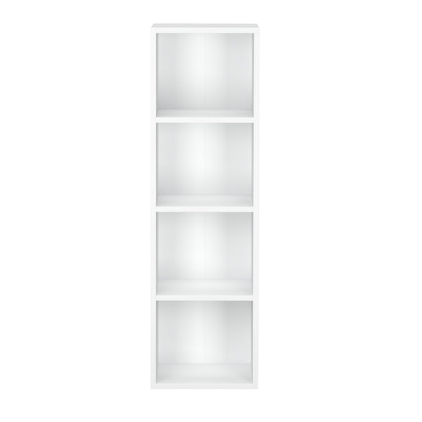 Bücherregal TAINARA 4 Fächer 30 x 106 cm weiss