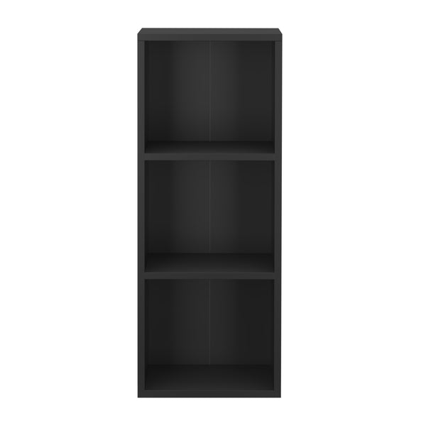 Bücherregal TAINARA 3 Fächer 30 x 80 cm schwarz