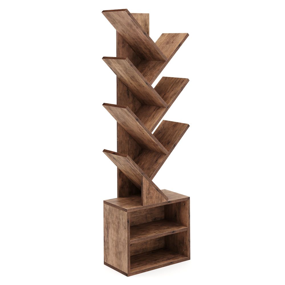 Libreria vintage TORY, 37 x 120 cm, marrone