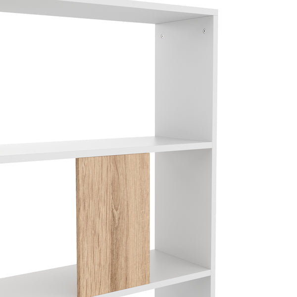 Bücherregal VIGOR 80 x 162 cm hellbraun/weiss