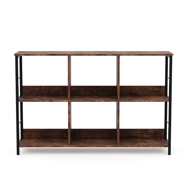 Bücherregal Vintage BONITA 6 Fächer 120 x 79 cm