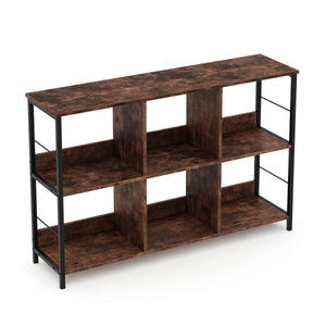 Bücherregal Vintage BONITA 6 Fächer 120 x 79 cm