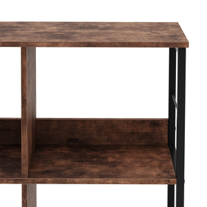 Bücherregal Vintage BONITA 6 Fächer 120 x 79 cm