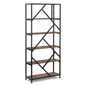 Bücherregal Vintage BONITA 5 Ebenen 80 x 180 cm