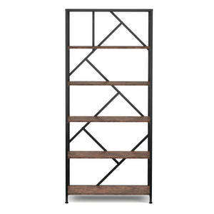 Bücherregal Vintage BONITA 5 Ebenen 80 x 180 cm