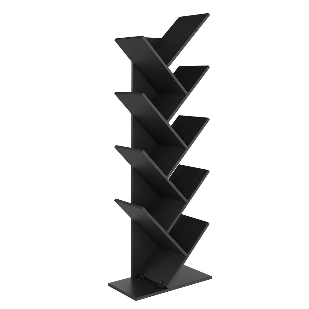 Libreria WULFRAN 50 x 141 cm nera