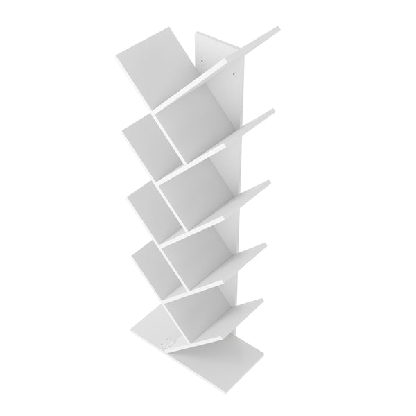 Bücherregal WULFRAN 50 x 141 cm weiss