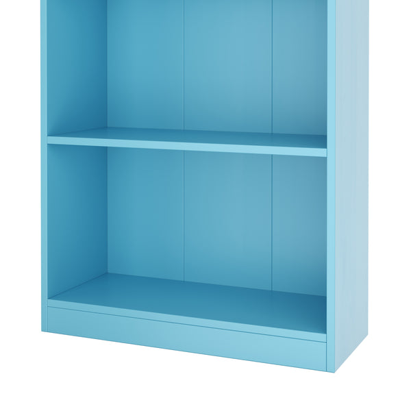Bücherregal ZEFIR 3 Fächer 60 x 103 cm blau
