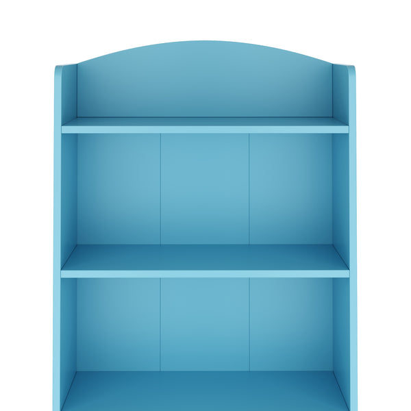 Bücherregal ZEFIR 4 Fächer 60 x 108 cm blau