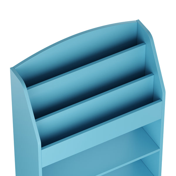 Bücherregal ZEFIR 5 Fächer 63 x 94 cm blau