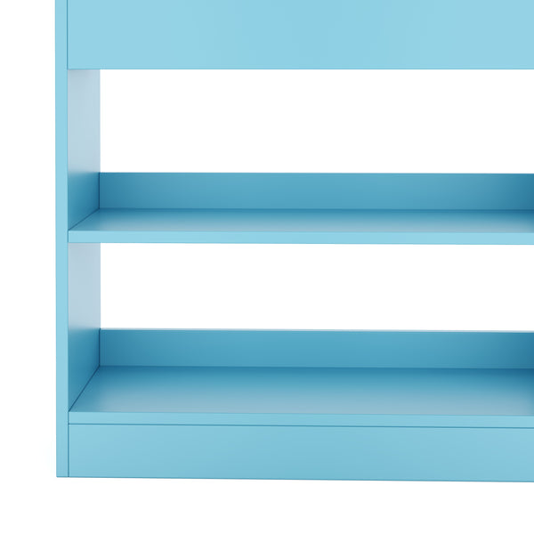 Bücherregal ZEFIR 5 Fächer 63 x 94 cm blau