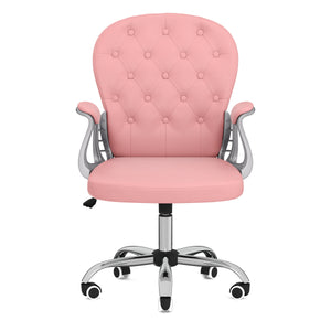 Bürostuhl Leder ARLO rosa