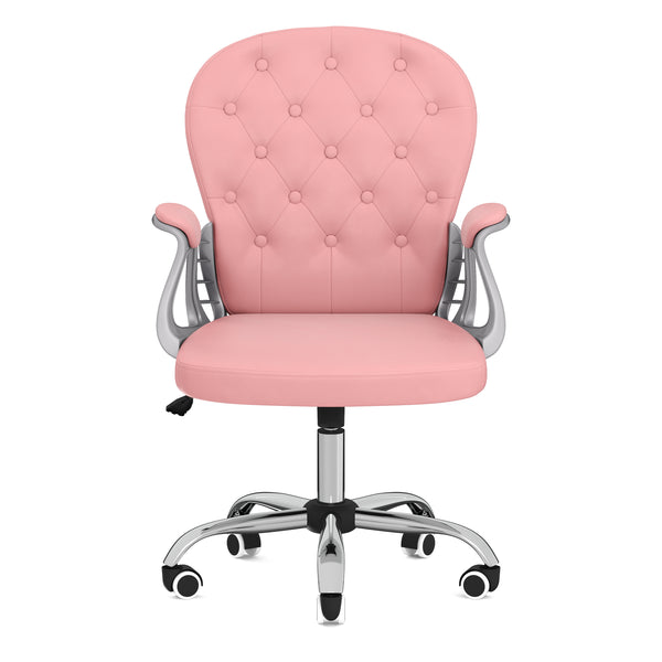 Bürostuhl Leder ARLO rosa