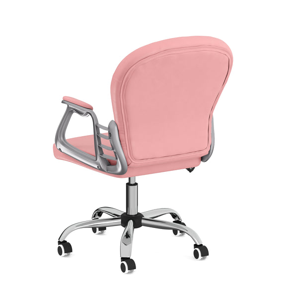 Bürostuhl Leder ARLO rosa