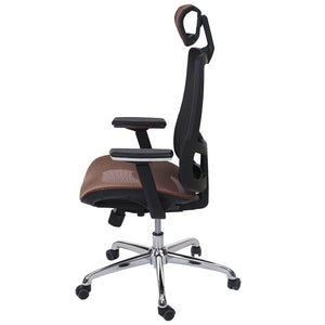 Bürostuhl Alicante Sliding-Funktion Stoff/Textil mandarin-schwarz
