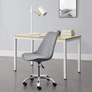 Atherton office chair, fabric upholstered, light grey 