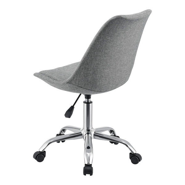 Atherton office chair, fabric upholstered, light grey 