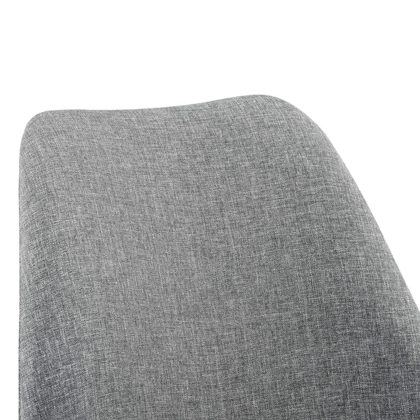 Atherton office chair, fabric upholstered, light grey 