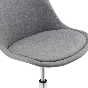 Atherton office chair, fabric upholstered, light grey 