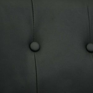 Bürostuhl Bétera mit Armlehne Kunstleder schwarz