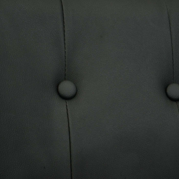 Bürostuhl Bétera mit Armlehne Kunstleder schwarz