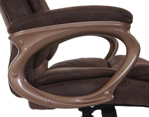 Bürostuhl Dallas Wildleder-Optik taupe