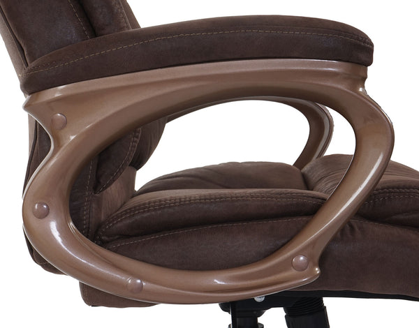 Bürostuhl Dallas Wildleder-Optik taupe