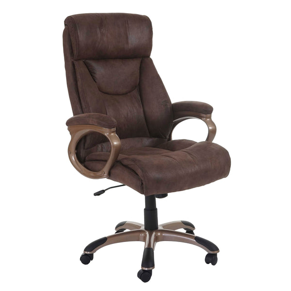 Bürostuhl Dallas Wildleder-Optik taupe