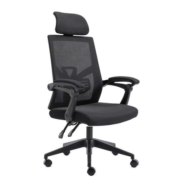 DOMINUS tilting office chair, black