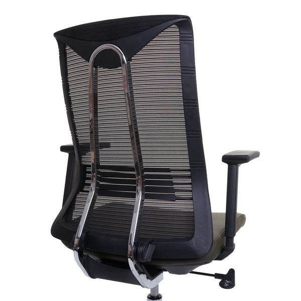 Bürostuhl JAM-J53 ergonomisch Kunstleder olivgrün