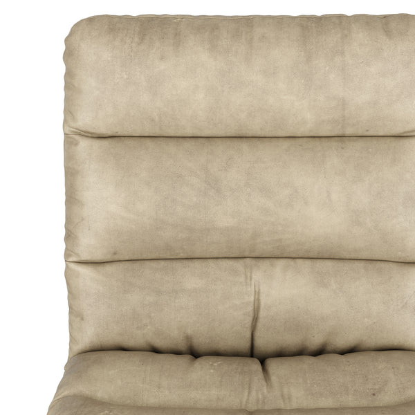 Bürostuhl Leder BILES beige