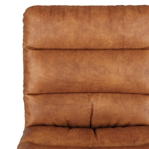Leather office chair BILES brown