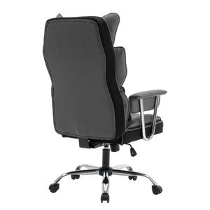 Bürostuhl Leder CHICAGO grau